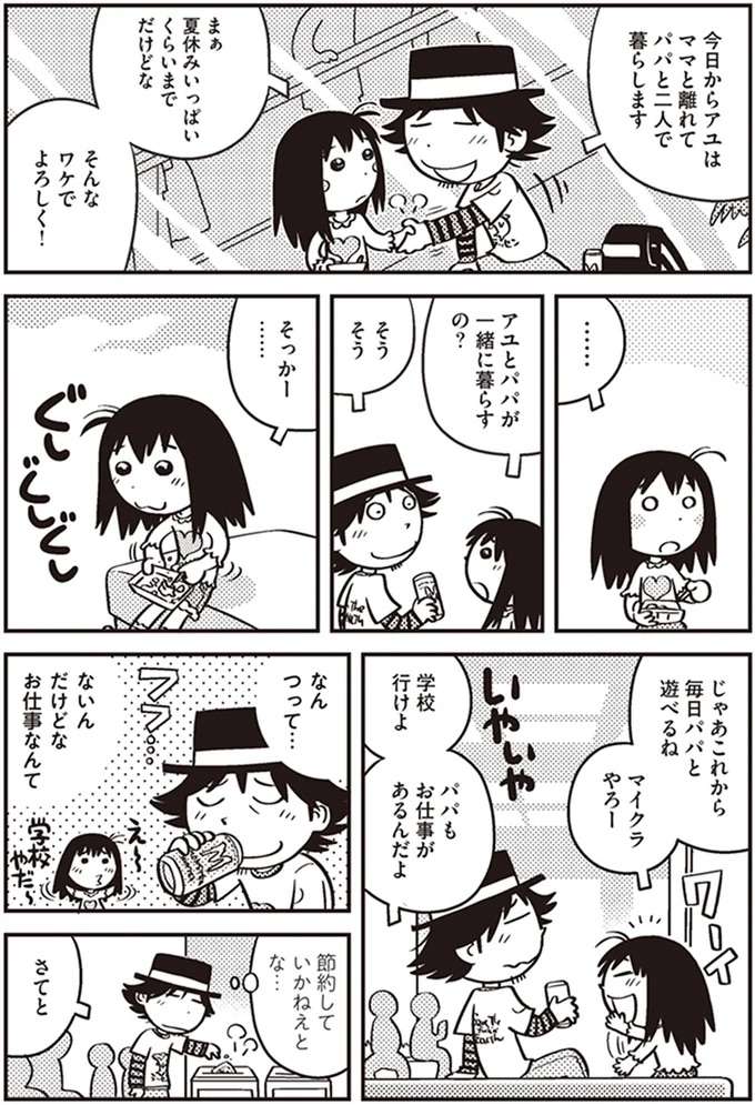 アイスをねだられても突っぱねられない...55歳で8歳の娘の父親になった漫画家／父娘ぐらし chichi2_2.jpeg