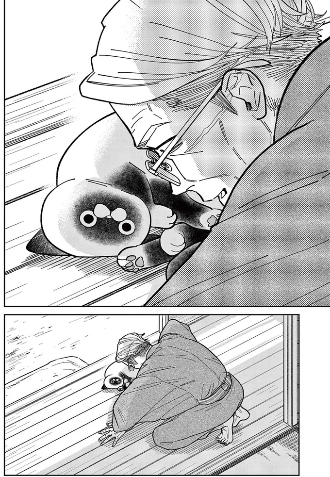自分の家のようにくつろぐ野良猫。無防備な姿をよく観察すると...／オヤジとにゃん吉 16211538.webp