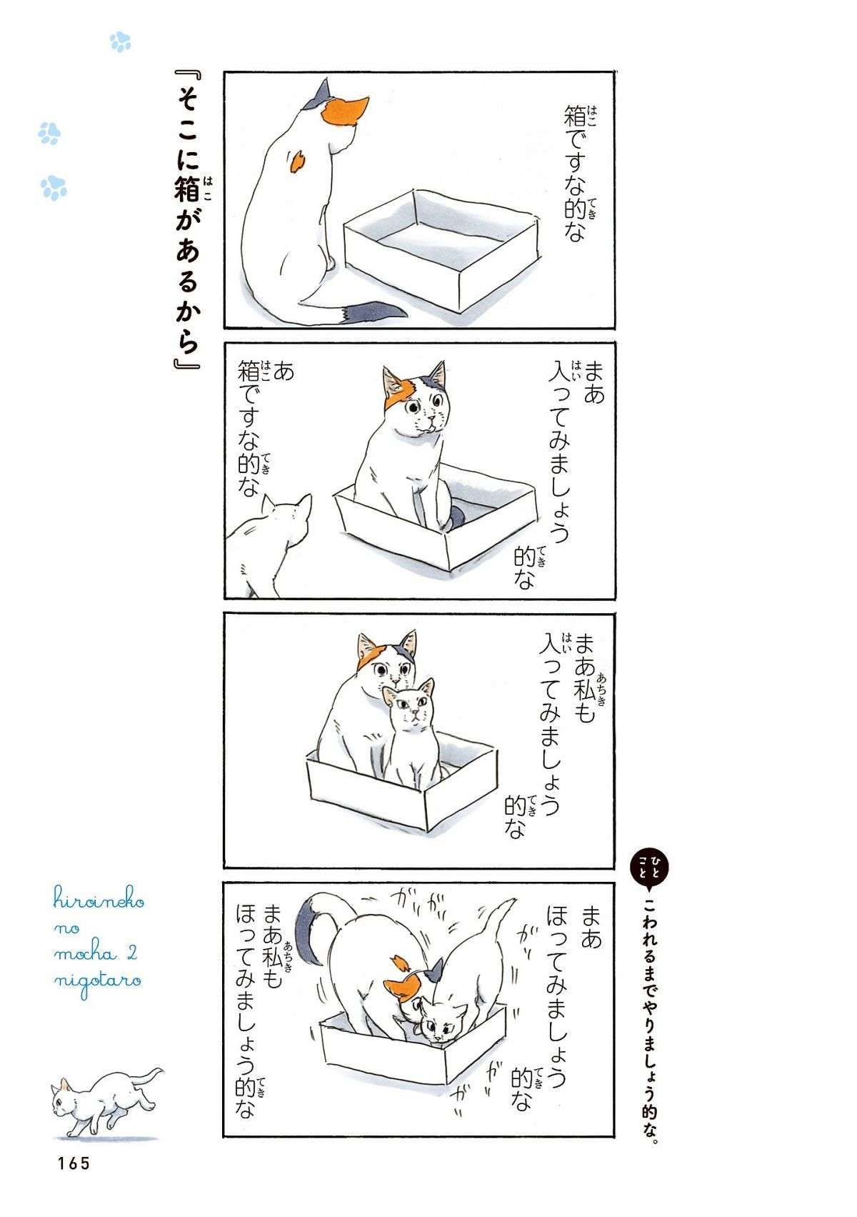 うちの猫は靴下を無理やりはぎ取っていく。その後、怒られるのは...／拾い猫のモチャ 11.jpg