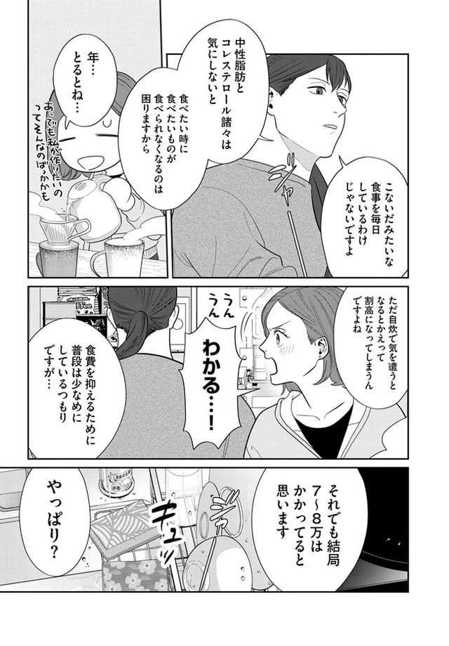 食費は月に7～8万円という一人暮らし女子。「作りたい・食べたい」2人が決めたこと／作りたい女と食べたい女1 KDCW_FS00202041010003_68_008.jpg