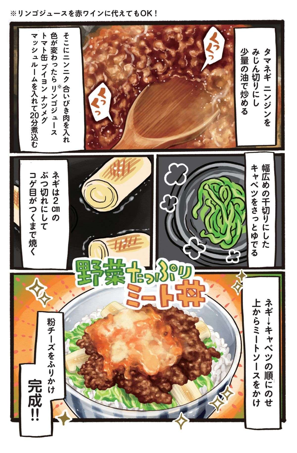 ねぎは焼き色がつくまで焼くのがおすすめ！埼玉「野菜たっぷりミート丼」／みんなのどんぶり食堂 12.jpg