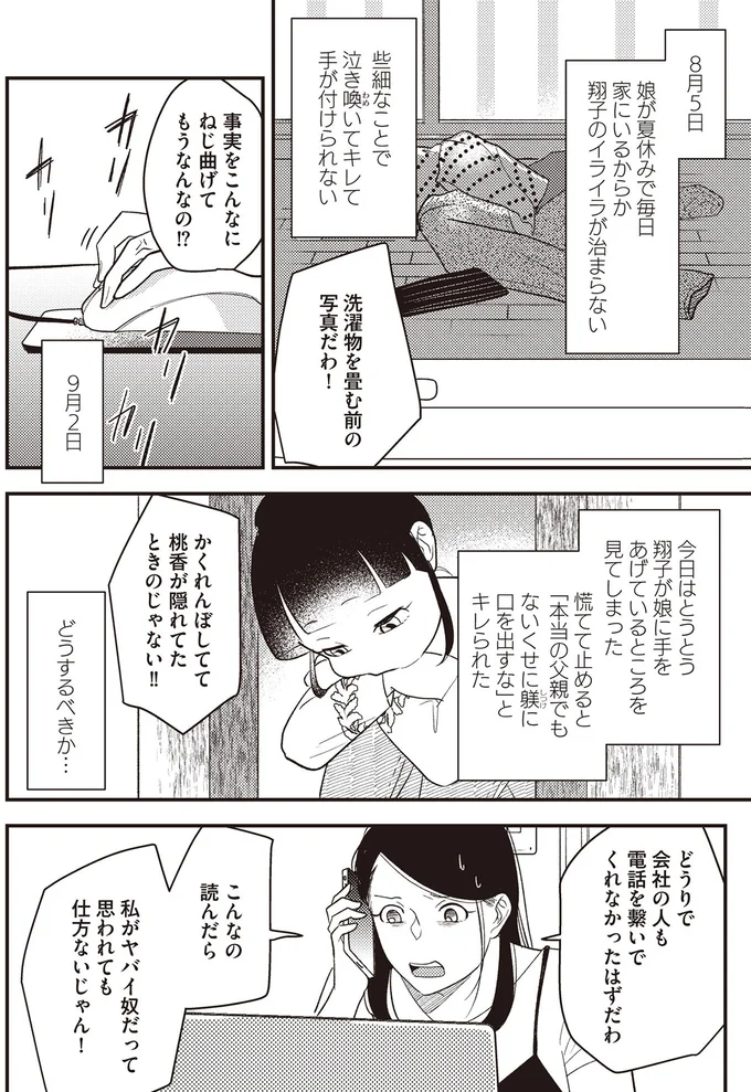 私が虐待？ 暴れる...？ 夫のSNSに書かれたとんでもない妄想日記／産後10日でホームレス 22.png