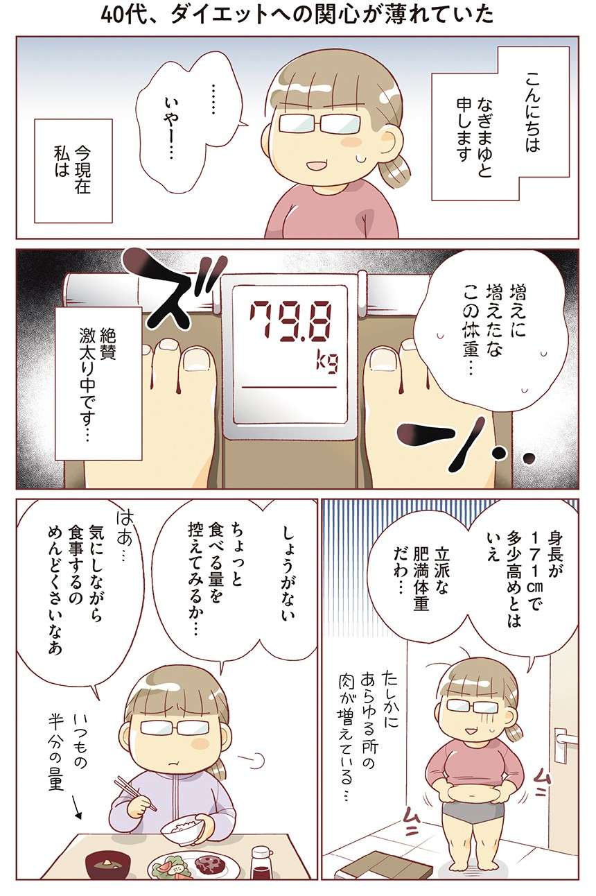 40代になって激太り！ 目をそらしてきたダイエットに10年ぶりに挑戦／人生で一番楽に17kgのダイエット 1.jpg