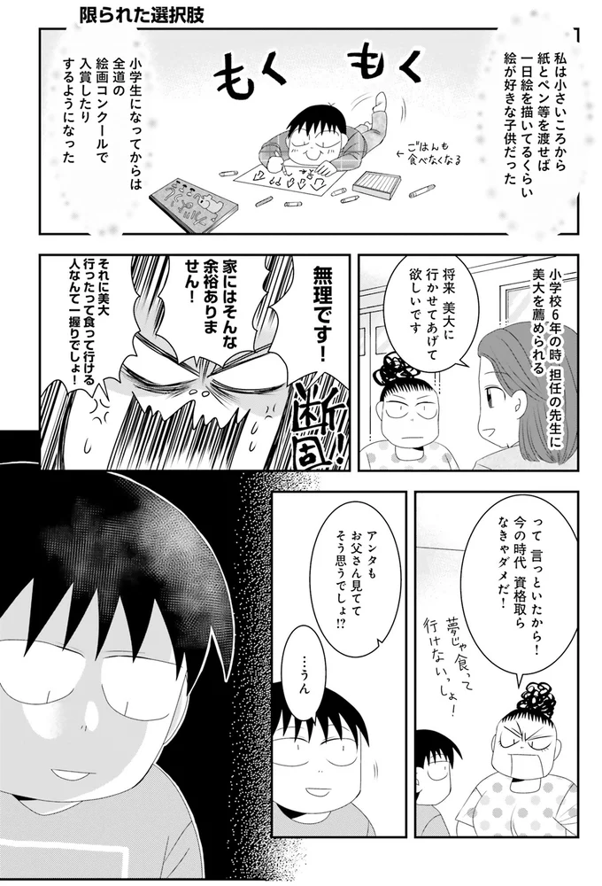 お金がなくて諦めることばかり。高校生になり、夢を叶えるために考えたこと／おちおち死ねない 1.png