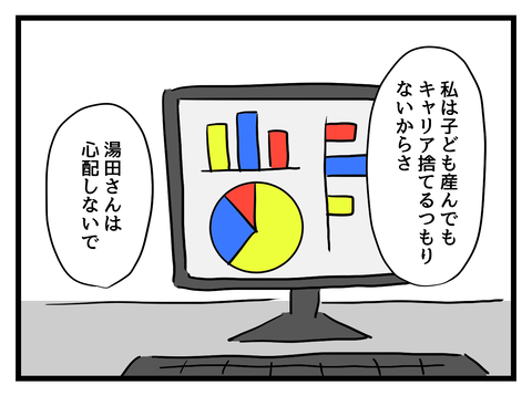 「子ども産んでもキャリア捨てるつもりないから！」同僚に宣言した直後、つわりが始まり... ／女女平等 20 (6).png