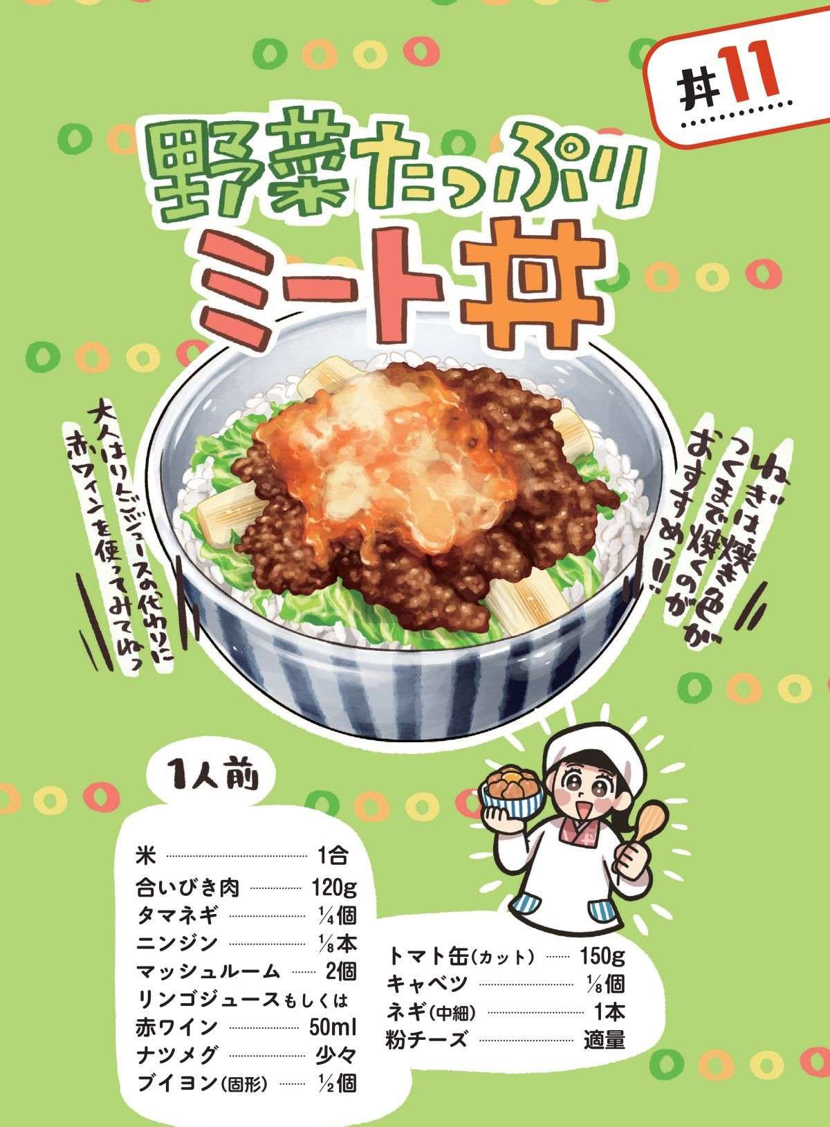 ねぎは焼き色がつくまで焼くのがおすすめ！埼玉「野菜たっぷりミート丼」／みんなのどんぶり食堂 1.jpg