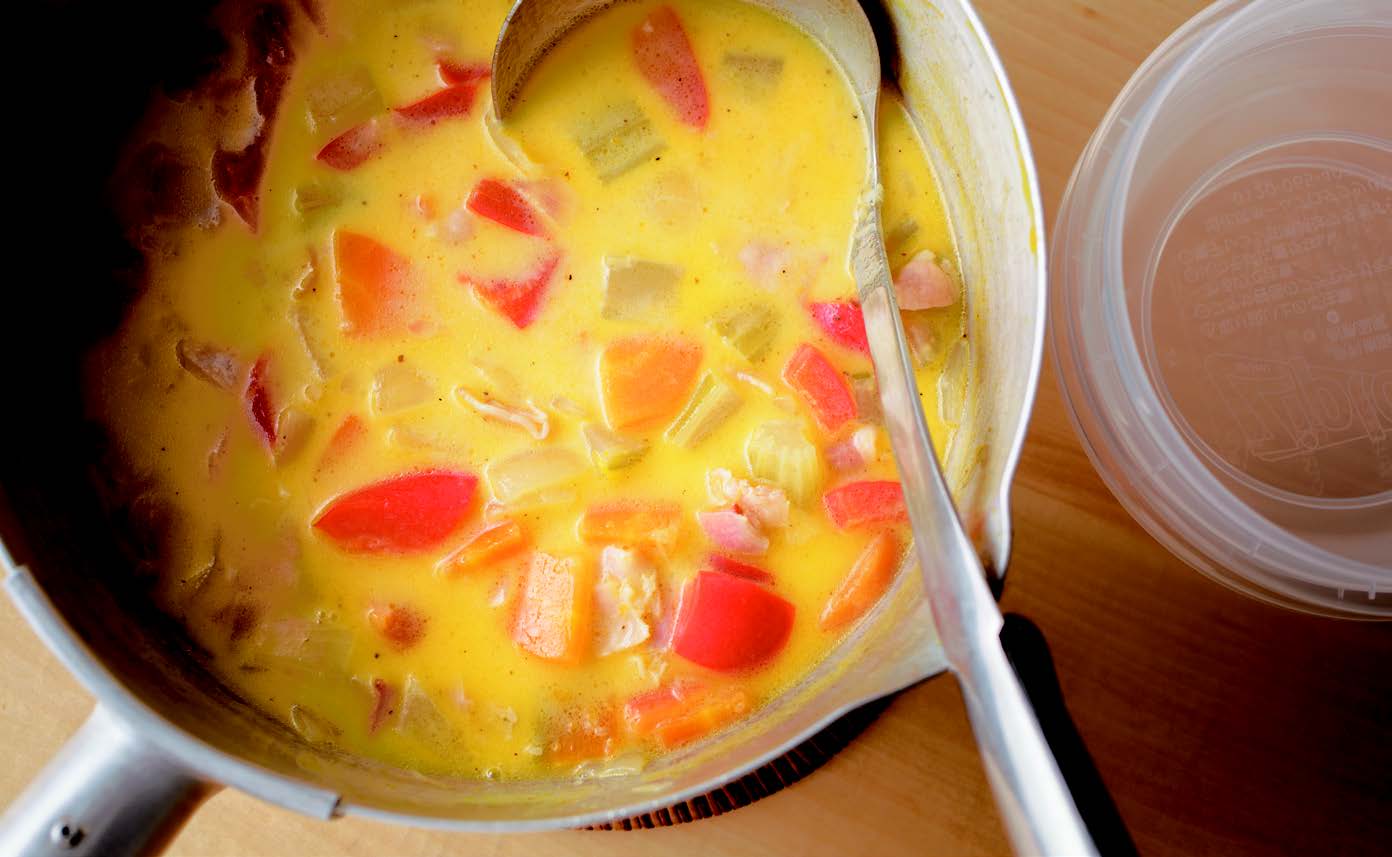 食欲のない親へのおすすめレシピ。かぼちゃと牛乳の「カロテンスープ」