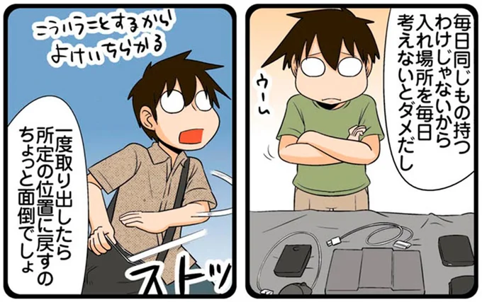 「ロスが少ない」と言い張る理系男子のカバンの中身。合理的...なのか？／理系の人々4