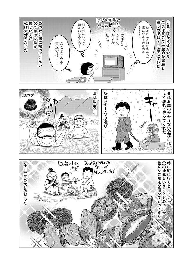 借金まみれで家に帰ってこない父。それでも私は、父を憎むことができなかった／おちおち死ねない 1-3.jpeg