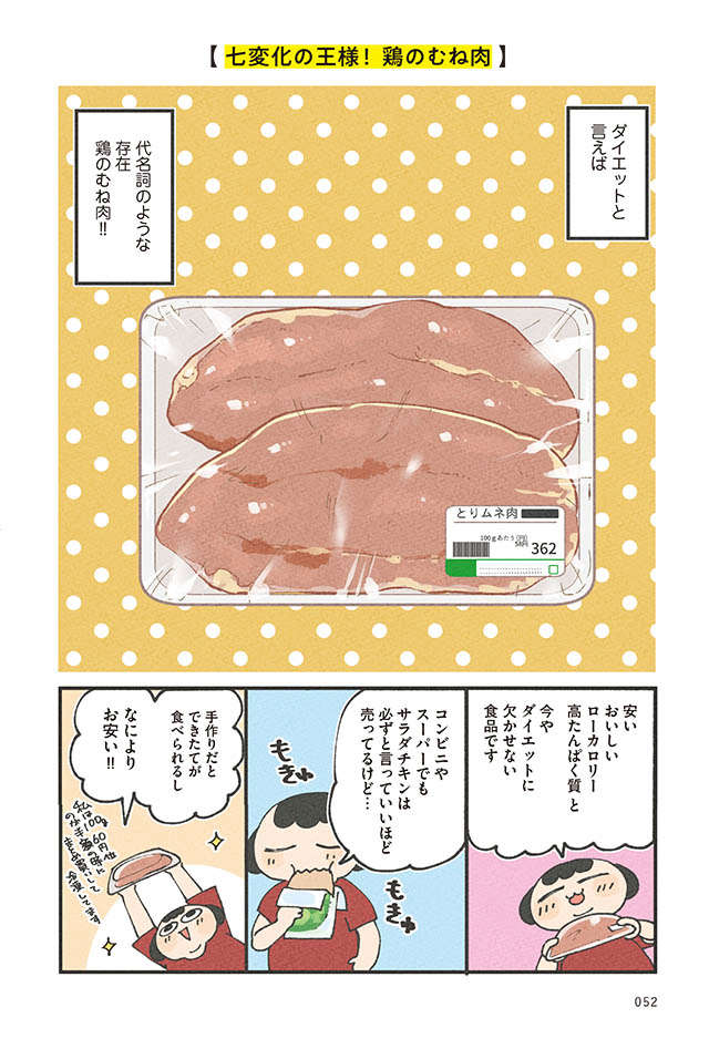 高たんぱく質低カロリー！ ダイエットの味方・鶏むね肉をアレンジしまくり／食べるのを我慢せずに30キロ痩せ 1.jpg