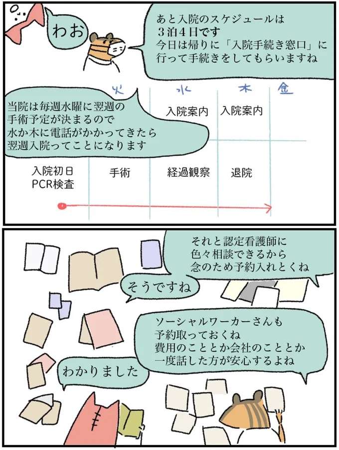 「乳がん」の告知を受けたアラサー女性。手術の前は大忙しで...／アラサー会社員の乳がんの備忘録 arasa6_9.jpeg