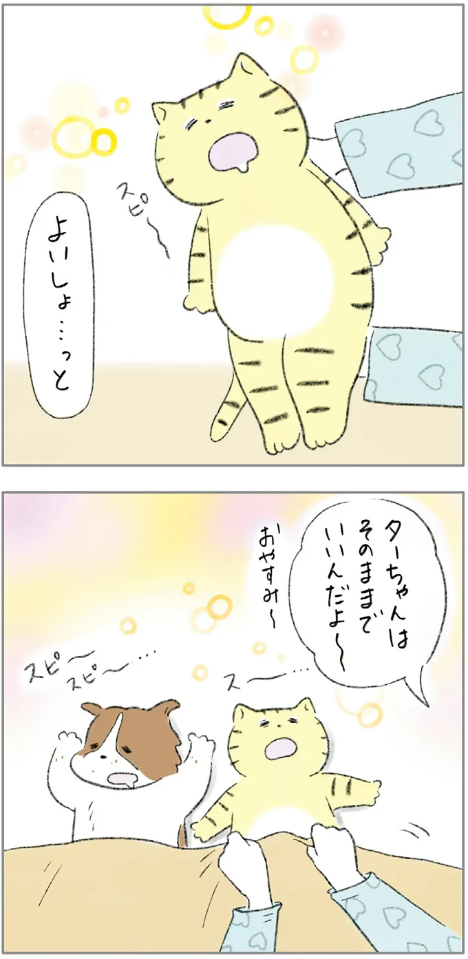 『ターとアグのしあわせ日和 元ノラ猫と元保護犬、ふたりは親友』 07-11.png