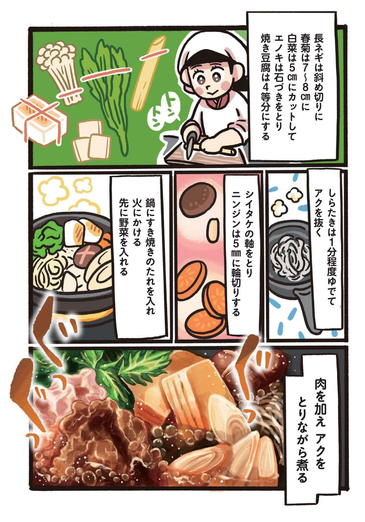 牛肉、豚肉どちらでもOK！県産食材勢揃いの「群馬がぎゅっ！ すき焼き丼」／みんなのどんぶり食堂 12.jpg