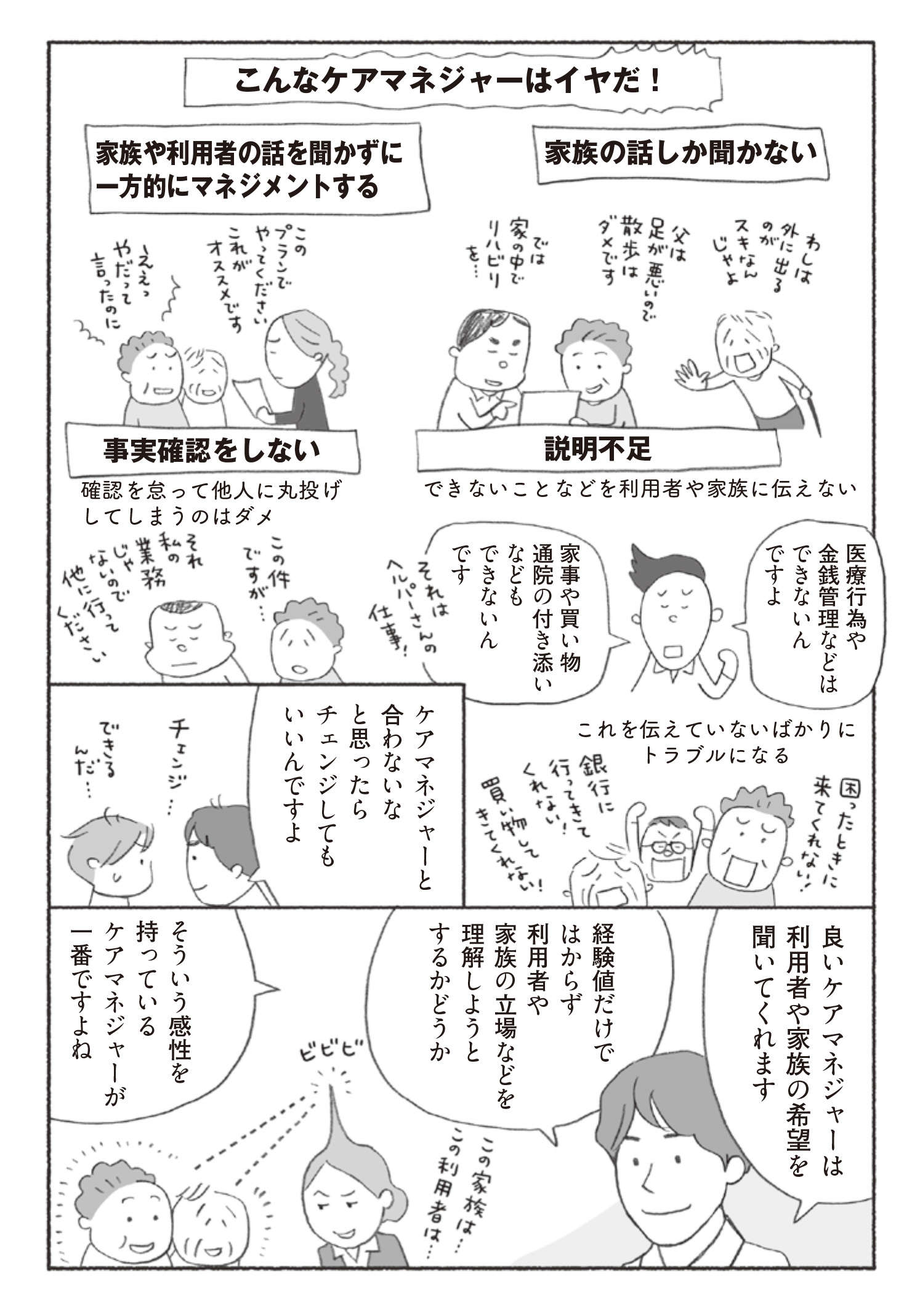 介護保険を使ったケアがスタート！ よく耳にする「ケアマネジャー」の役割とは／マンガでわかる介護入門 4-6マンガでわかる介護入門④_ページ_3.jpg