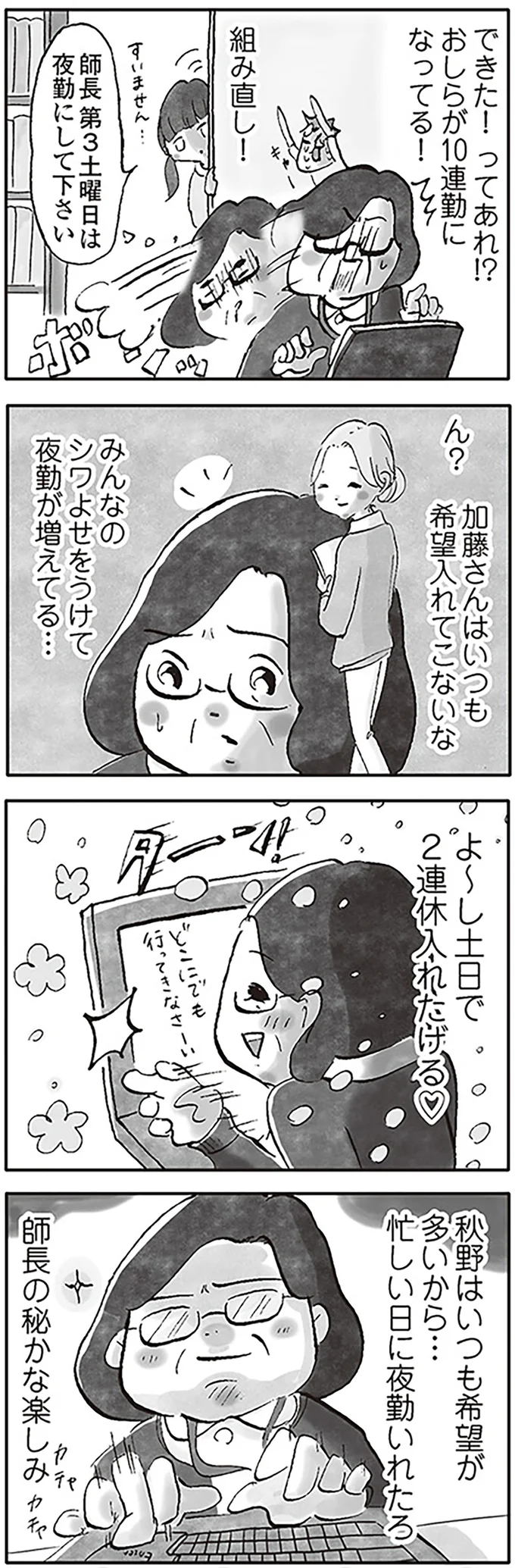 看護師へのしわ寄せは許せない！ 外来の超過時間を減らした師長の「見える化」／じたばたナース 14045296.webp