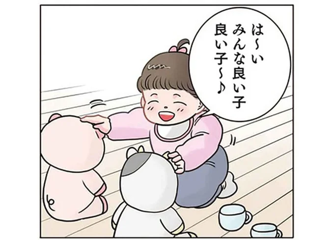 「ごはんお時間らよ～」園児のおままごとで悲劇。ぬいぐるみに出された料理は／保育士でこ先生6