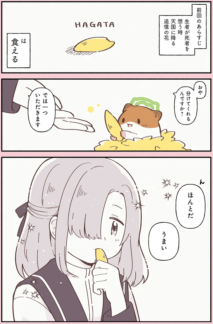 天国の動物に飼い主が贈る「追憶の花」。いっぱいの花にひまわりちゃんは？／ひまちゃんと天国の面接 43.webp