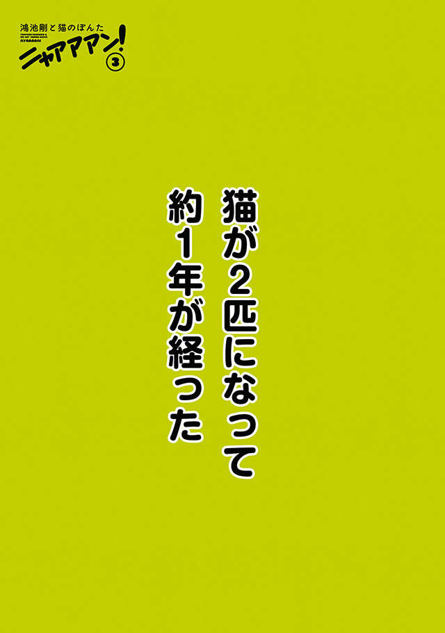 平和に猫をなでなでしていただけなのに。なぜこうなる...!?／鴻池剛と猫のぽんた ニャアアアン! 3 1.jpg