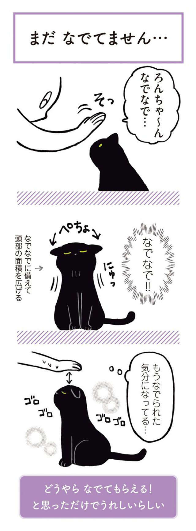 ゴロゴロ...猫の「優しさと気遣い」。なんていい子！／黒猫ろんと暮らしたら1 12.jpg