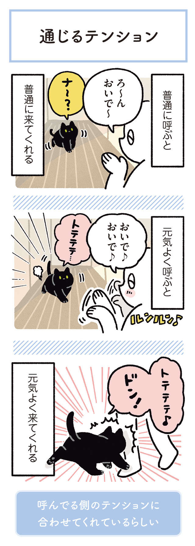 なんて幸せな猫との生活...！ 愛猫を呼んだら通じ合うものが／黒猫ろんと暮らしたら 22.jpg