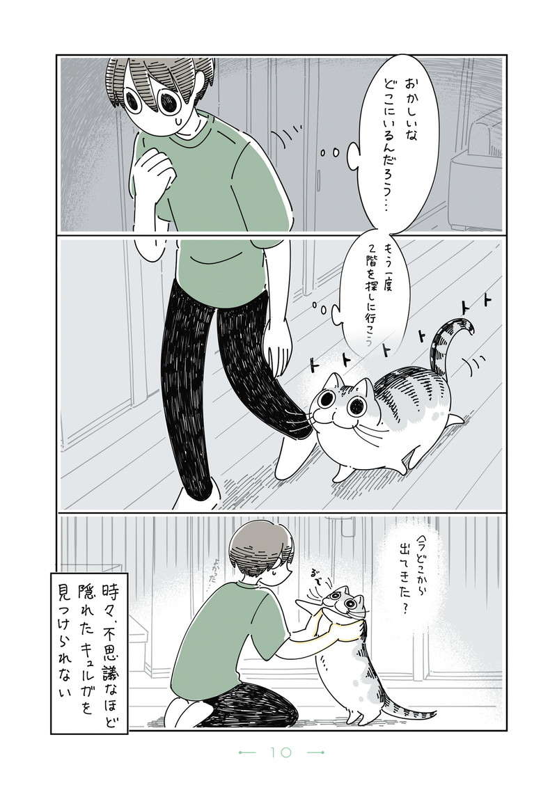 「おかしいな...」猫の不思議。名前を呼んでも、どこを探しても見つからないが／夜は猫といっしょ yoruhanekoto4_CC2021_re-10.jpg