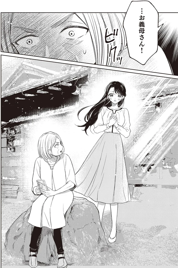 結婚挨拶の会食中、義母に異変が！離席した義母を追いかけたら...え？／嫁姑の推し活 02-05.png