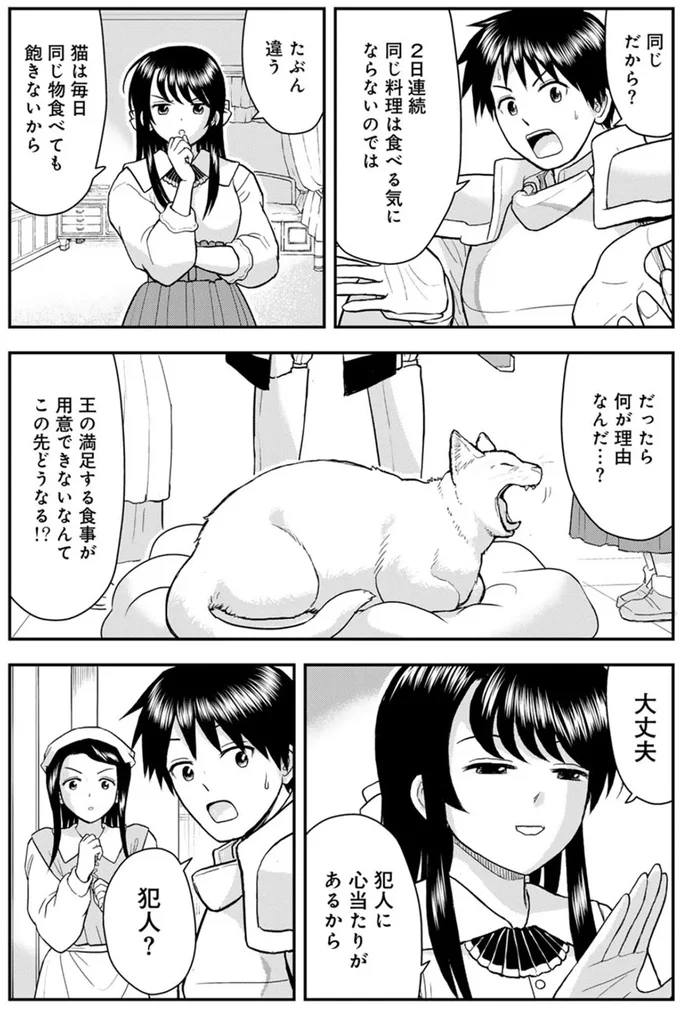 猫は同じご飯だと飽きる？ ご飯を食べなくなった理由は...／王が猫になった 15751107.webp