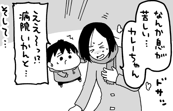 「肺に穴があいてるみたい」突然苦しみ、入院することになった妻／大好きな妻が難病になった話