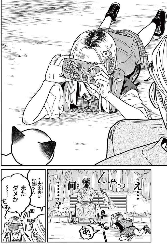 「ベストショットを仕留めてやる」ガラケーで野良猫の撮影にチャレンジ／オヤジとにゃん吉 16223363.webp