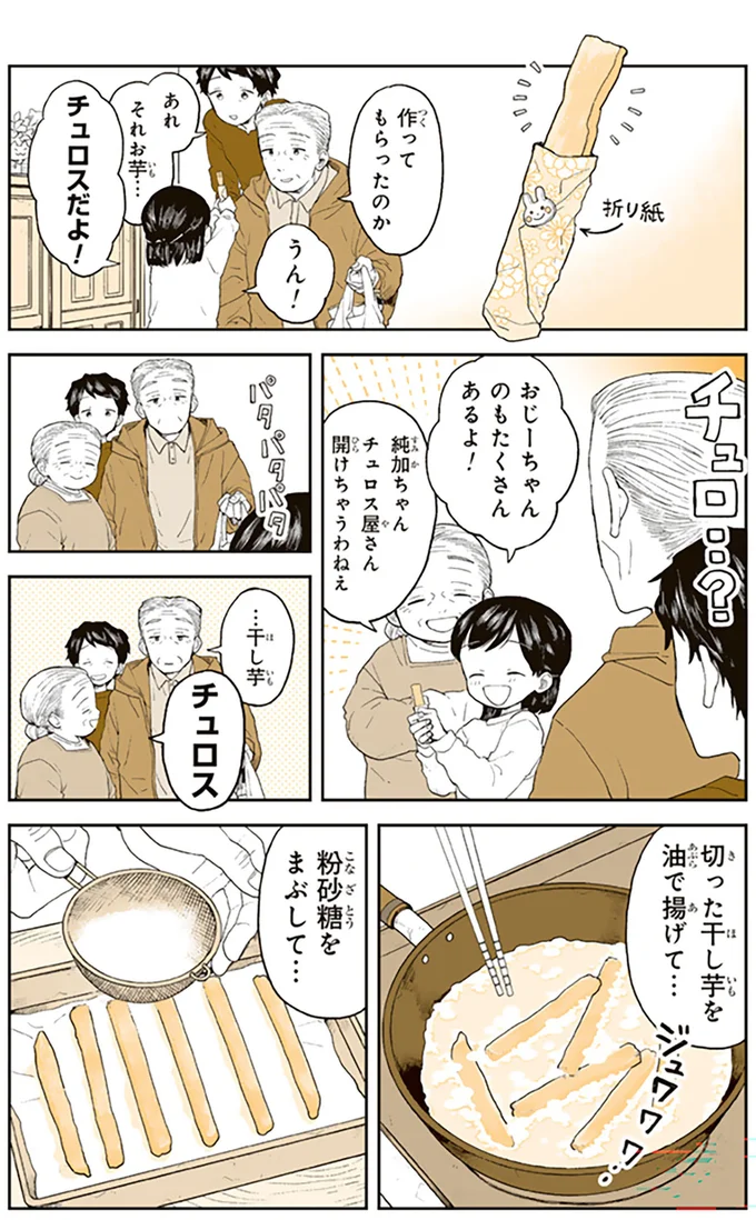「日常にある幸せを感じる」と話題のマンガ。おばあちゃんのチュロスの思い出は...／特別じゃない日 15679038.webp