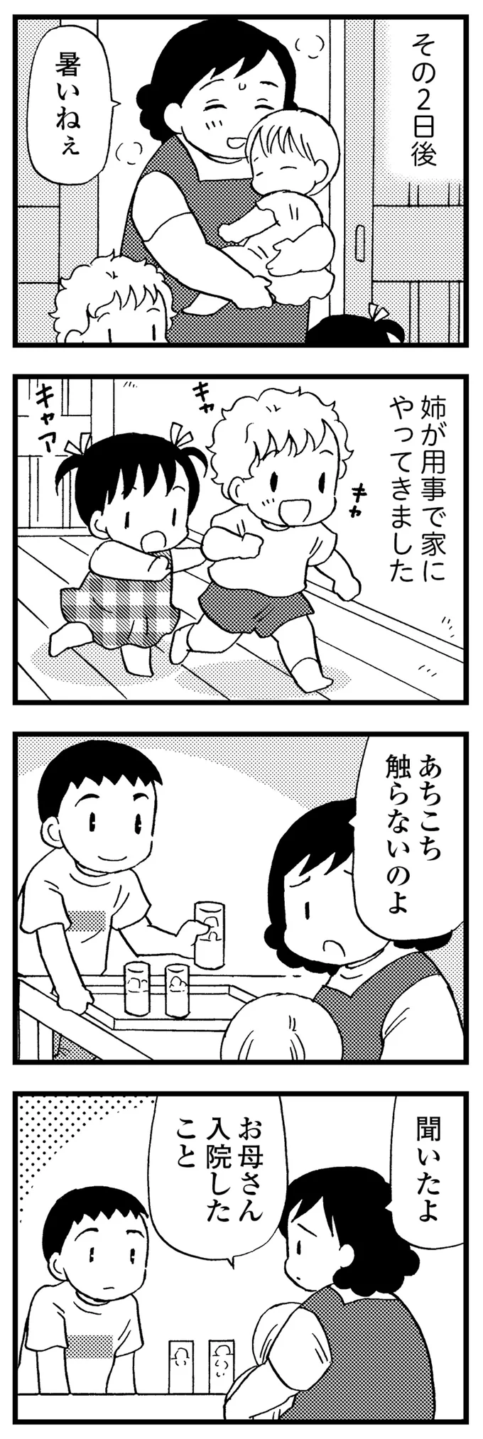 「お母さんがいなくなった」認知症の母が入院。平穏な日常が訪れたけれど、心は空しくて／48歳で認知症になった母 195.webp