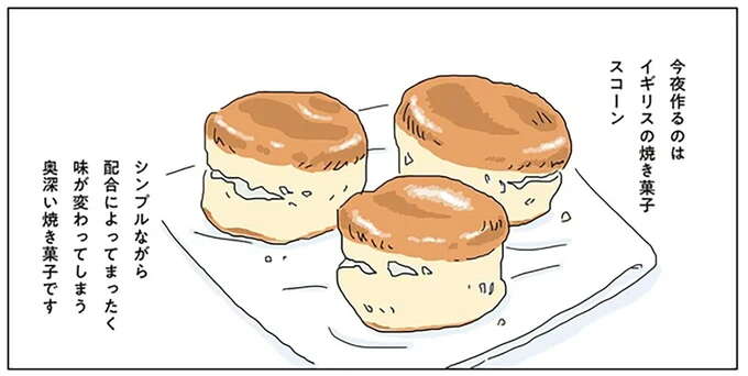 頭が痛くて眠れない...明日からの朝に願いを込めて食べる「スコーン」/眠れぬ夜はケーキを焼いて