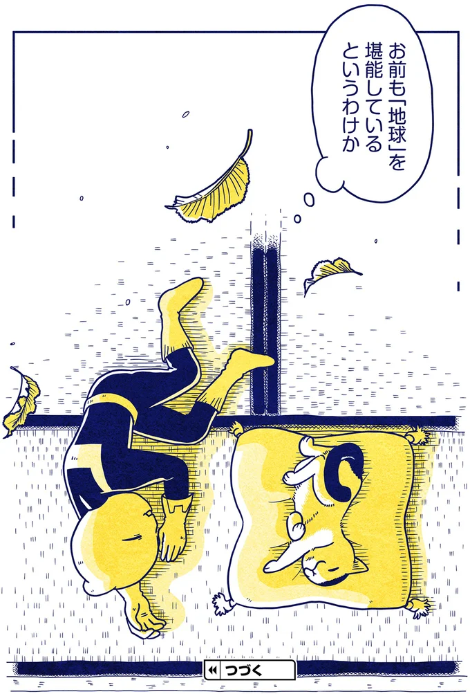 .子分にした猫と縁側でまったり...これも地球侵略のため？／宇宙人、猫と住む 04-04.png