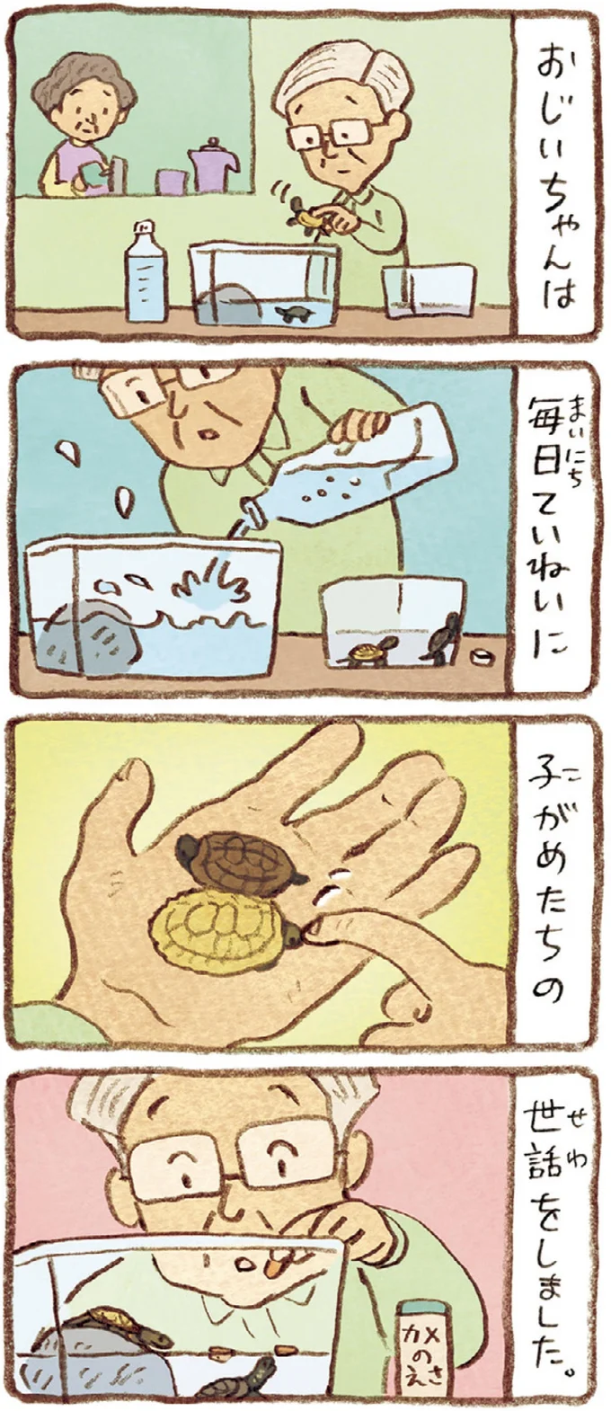 おばあちゃんとかめ 何げに楽しい2匹とのくらし 06-02.webp