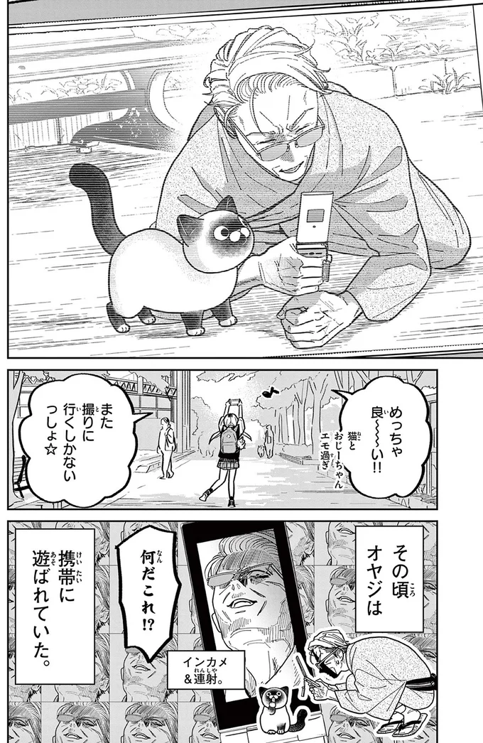 「ベストショットを仕留めてやる」ガラケーで野良猫の撮影にチャレンジ／オヤジとにゃん吉 16223374.webp
