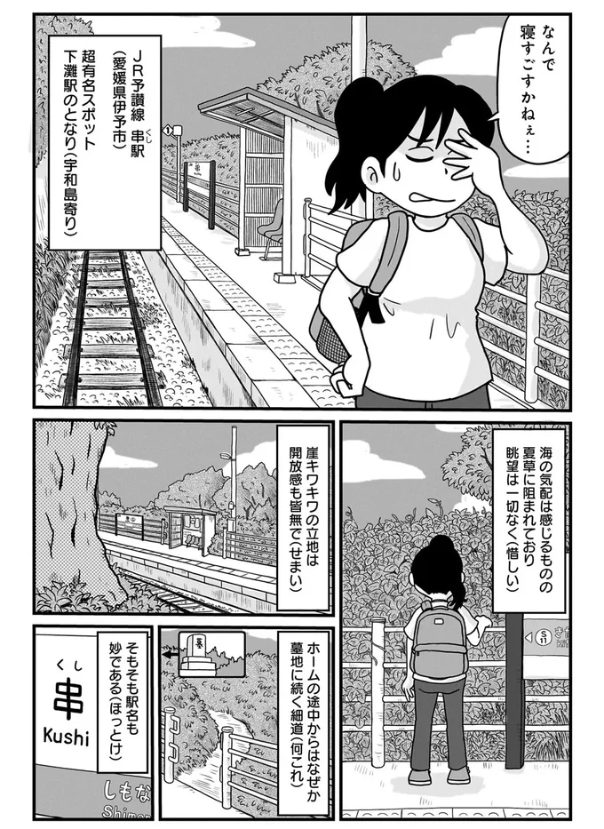 寝過ごしてしまい予定外の駅で降車...そこで「思いもよらぬ感動」が！／駅はあるうちに行け 15843725.webp