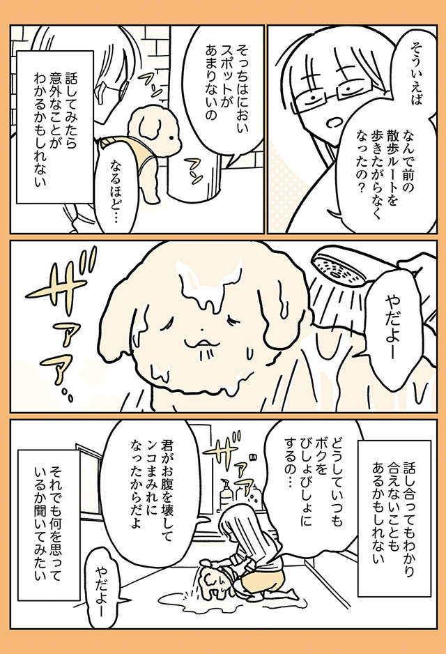 「お腹減ったんで帰ります！」犬が喋れたらいいなと思っていたら...／うちのトイプーがアイドルすぎる。 toipu44_02.jpg