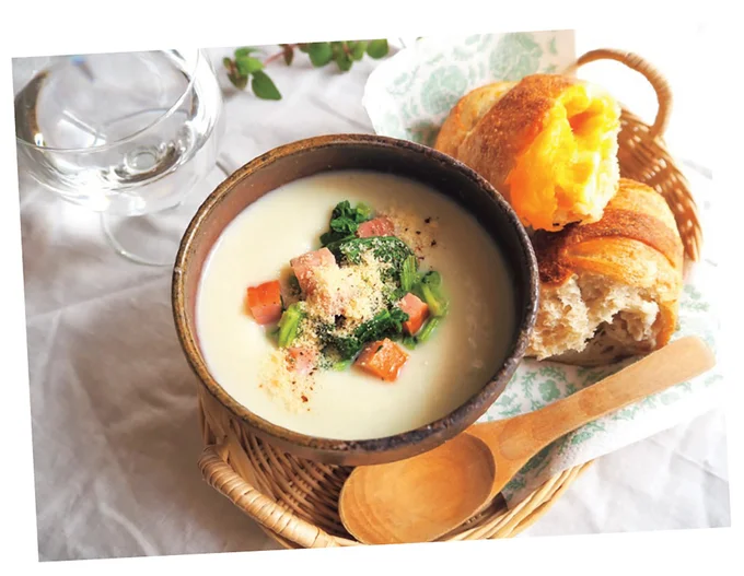 優しい味でほっこり。友人を待つ間に作る「カブのポタージュスープ」／季節が好きなわたしとマダム 14426221.webp