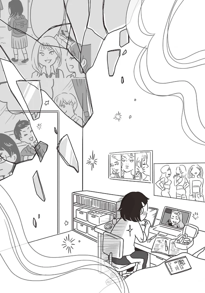 異世界で初心を思い出した動画配信者。彼女を立ち直らせた存在とは？／スパあんこうの胃袋 08-09.png