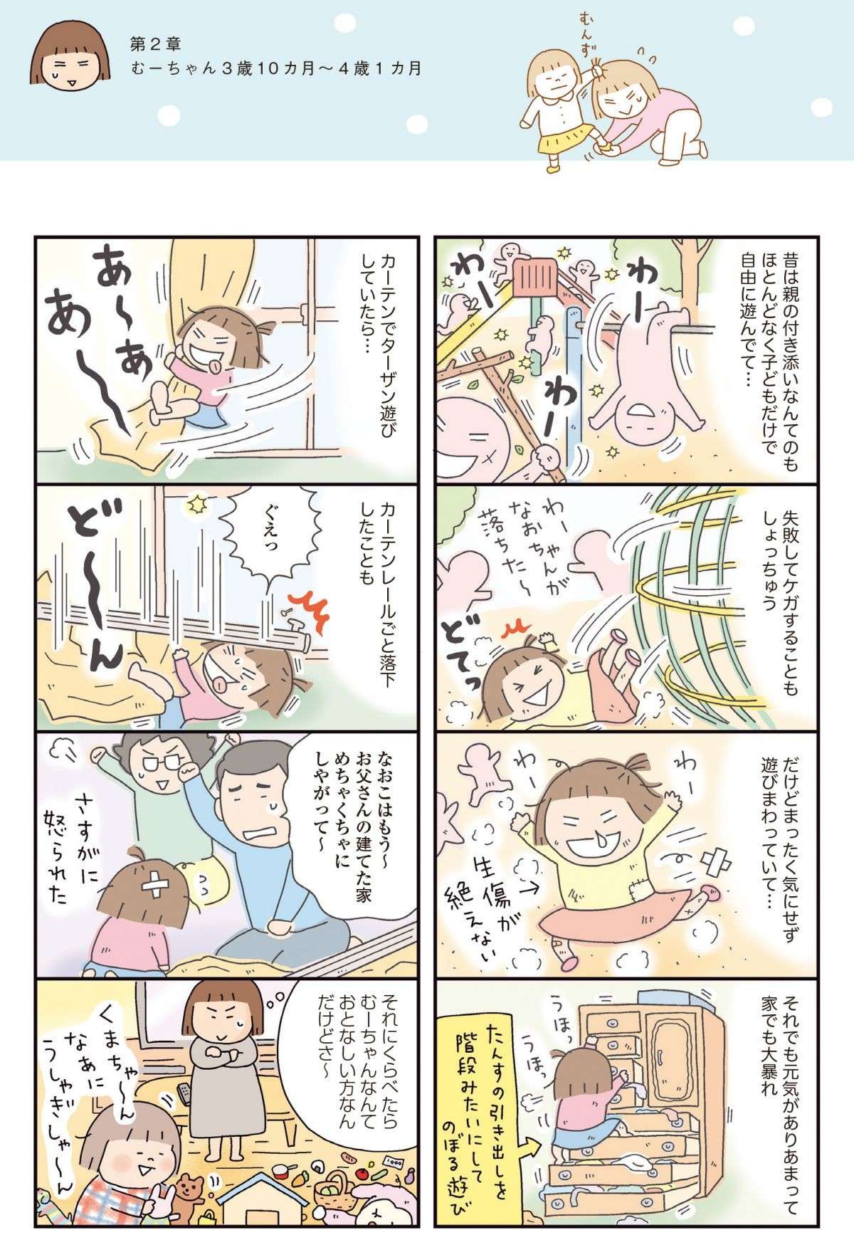 過保護なのかな...」公園で遊ぶ幼児の娘に母は／おかあさんライフ