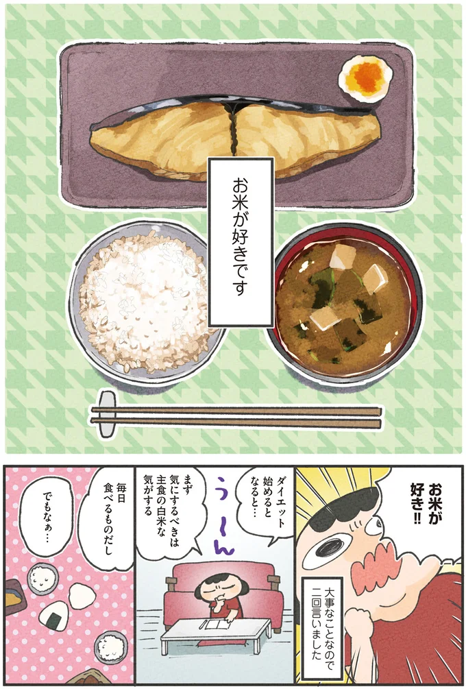 「お米が好き‼」でもダイエットするために試したこと/食べるのを1回も我慢せずに30キロ痩せました! 13268419.webp