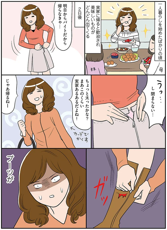 たった2日でこんなに太る!? 一人暮らし女子の「実家あるある」／ひとりぐらしもプロの域 11.png