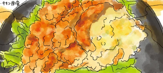「あちらのお客様からです」。お疲れの男性へマスターが出した「チキン南蛮」／疲れた人に夜食を届ける出前店３