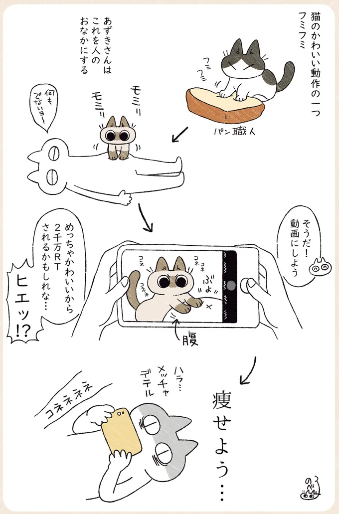 漫画のネタになることが起こるかも!? 愛猫とたわむれてみたら...／シャム猫あずきさんは世界の中心 02-03.png