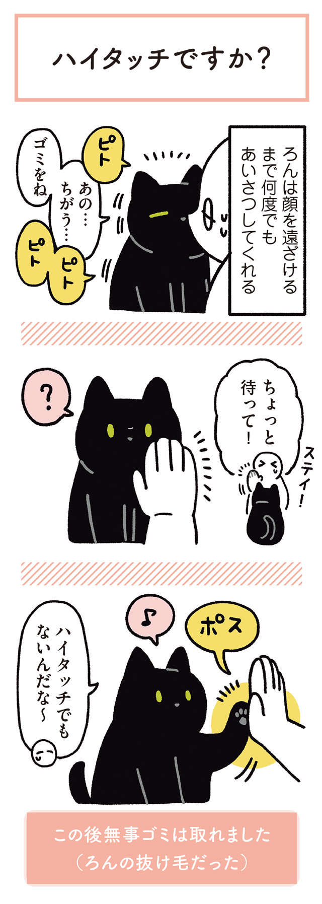 「どこで覚えたの」うちの猫の気の引き方がかわいすぎて...たまらない！／黒猫ろんと暮らしたら 21.jpg