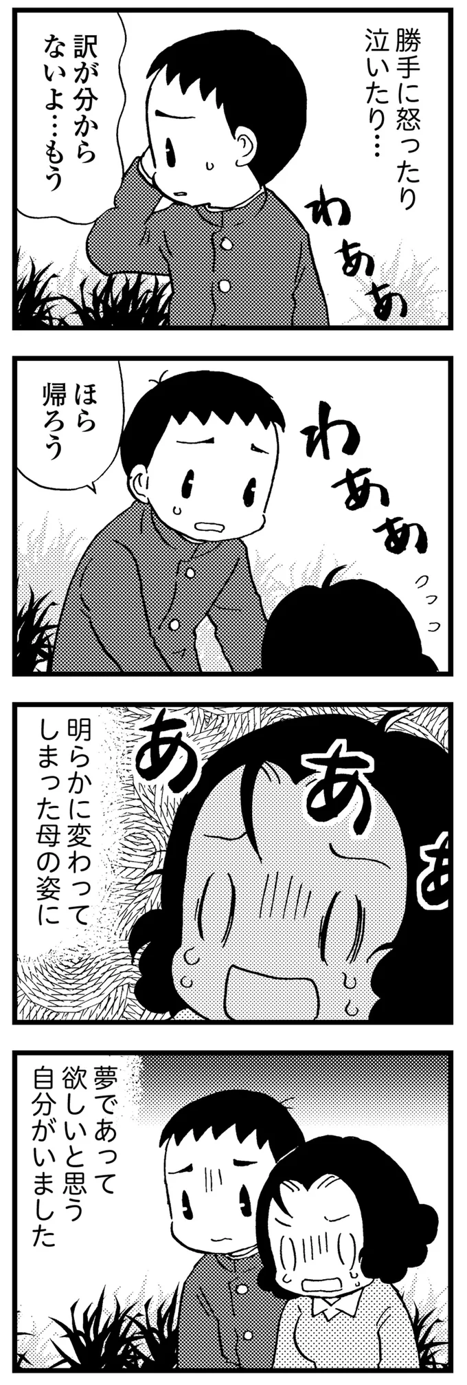 「母との会話は支離滅裂」。40代で認知症になった母に、中学生の息子が思うことは／48歳で認知症になった母 87.webp