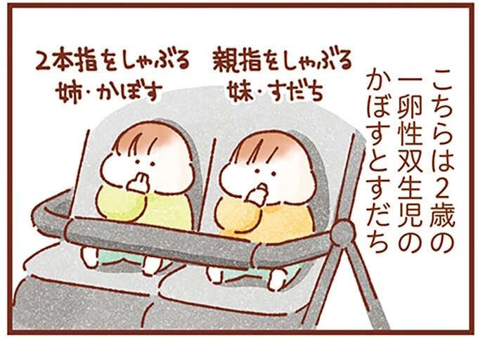 一卵性双子の仲良し姉妹（2歳）。姉が妹に抱っこを要求したら...かわいい！／双子育児、ちょっぴり詰んでます！