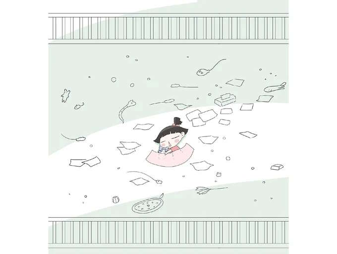 仲良く一緒に眠る孫と子猫。静けさと引き換えにしたものは／ハルとゲン