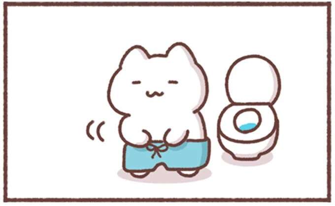 日常に潜むピンチ。コンタクト未着用での「夜のトイレ」。ま、間に合う...？／毎日がんばってはたらく、えらい