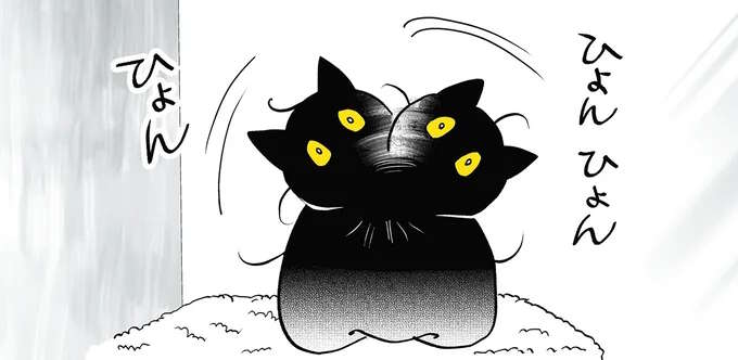 猫が民芸品のように首をカックンカックン...。飼い主の不安は...それ?/筆坊日記